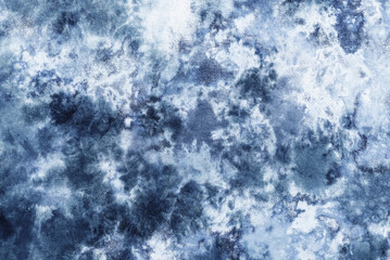 tie dye pattern hand dye on cotton fabric abstract texture background.