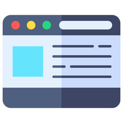 Obraz premium Browser Icon