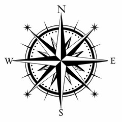 Compass, Compass SVG, Compass Rose SVG, Nautical Compass SVG, Svg, Cricut, Silhouette,