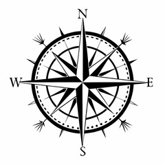 Compass Clipart, Compass SVG Cut Files For Cricut, Compass Rose Svg File, Nautical Compass Svg
