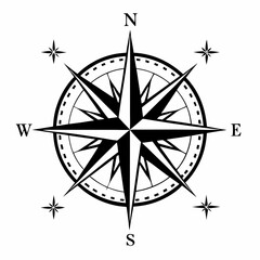 Compass Clipart, Compass SVG Cut Files For Cricut, Compass Rose Svg File, Nautical Compass Svg
