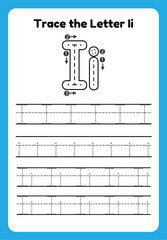 English alphabet tracing practice worksheets, educational letters a-b dot tracing pattern For children in kindergarten