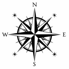 Compass Clipart, Compass SVG Cut Files For Cricut, Compass Rose Svg File, Nautical Compass Svg