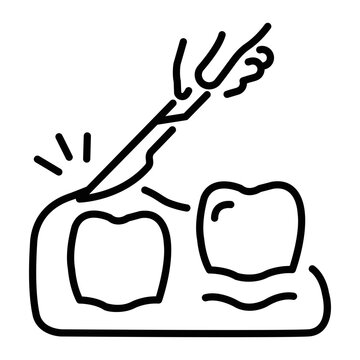 Extraction clip art preview