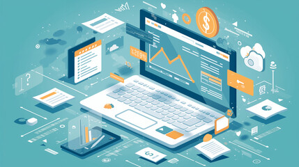 Collection of Stocks, Bonds, and Real Estate. investment strategies, financial planning, and wealth management concept.