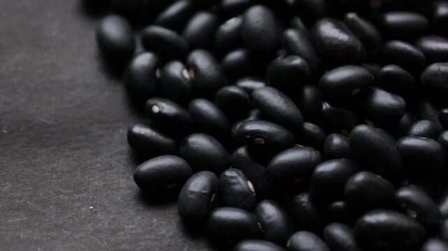 black bean seeds background 