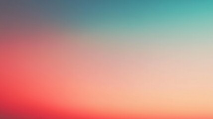 Naklejka premium A soft gradient blending warm and cool tones, creating a serene atmosphere.