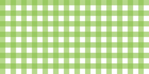Light green plaid pattern background. plaid pattern background. plaid background. Seamless pattern. for backdrop, decoration, gift wrapping, gingham tablecloth, blanket, tartan, fashion fabric print.