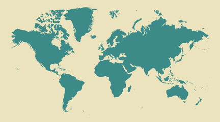 Map of the world. World map. Vector design.