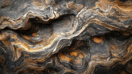 Fototapeta premium Abstract Beauty of Geological Rock Formation with Intricate Patterns