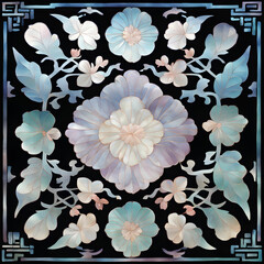 Korean mother-of-pearl pattern