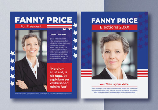 US Election Candidate Poster