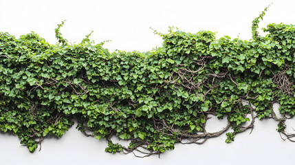 Obraz premium Fresh green grass on a white background