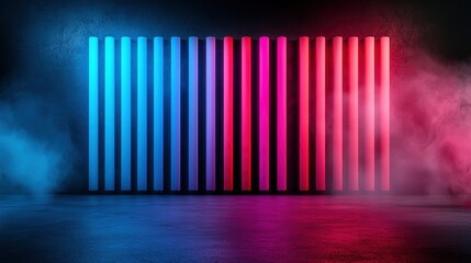 3D Illustration Of A Vibrant Stage, Music And Lights In Perfect Harmony 