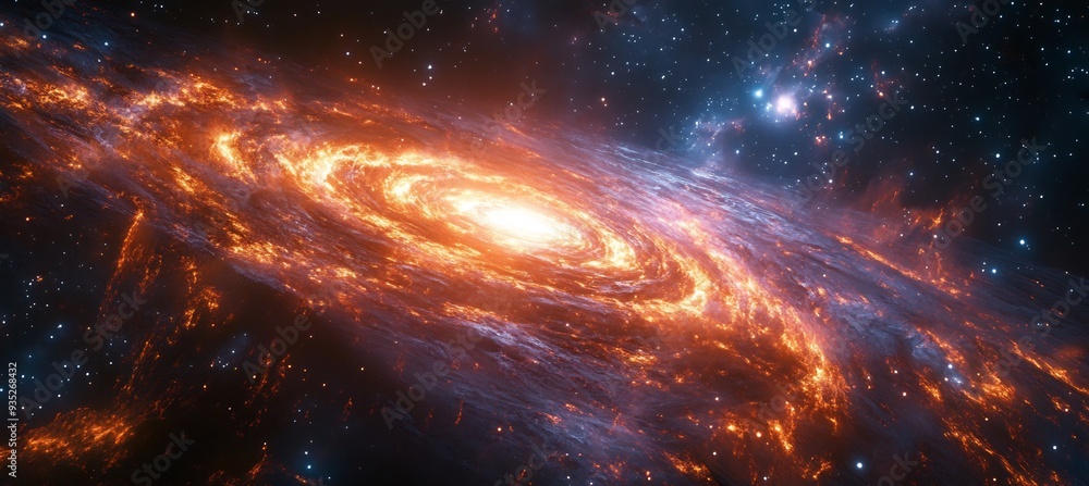 Poster depict black hole bending 3d spacetime according to the principles of relativity with 2d light being
