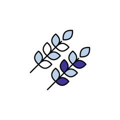 Wheat icon design with white background stock illustration