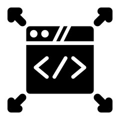 deployment, web deployment, website deployment, web, web development, website solid or glyph icon