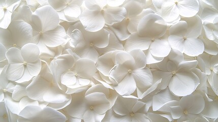 3. Abstract floral backdrop with pristine white petals arranged in a visually pleasing pattern, leaving a clear, uncluttered area for text placement.