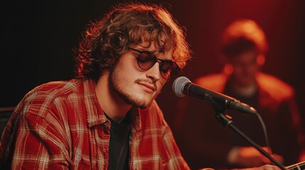 Band Fine-Tuning Their Sound In A Cozy Music Studio 