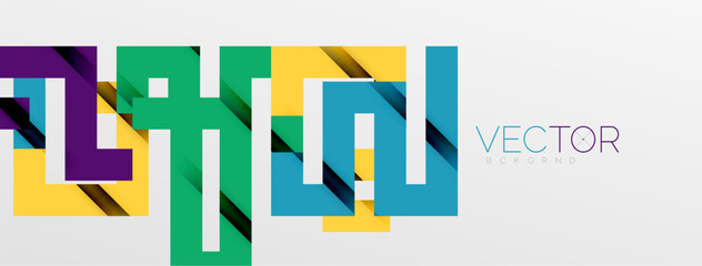 Color bend lines with shadow texture effect. Vector Illustration For Wallpaper, Banner, Background, Card, Book Illustration, landing page