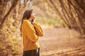 enjoy autumn sun