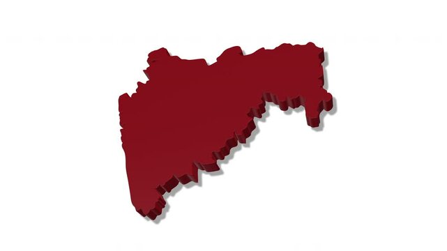 Map of the State Maharashtra