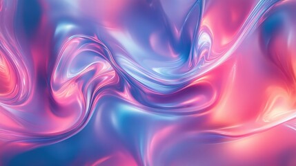 Obraz premium A vibrant abstract background with flowing pink and blue hues, ideal for digital design.