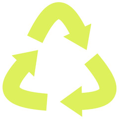 Green Recycle Sign