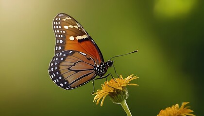 Fototapeta premium beautiful butterfly close up photo7