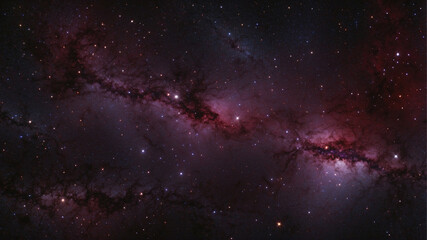 Obraz premium A breathtaking view of the milky way galaxy, filled with countless stars and cosmic dust