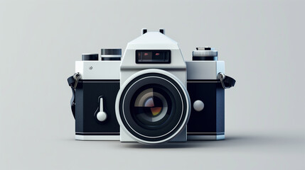 Camera icon with a photo frame , Design Templates