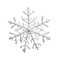 White Snowflake Isolated