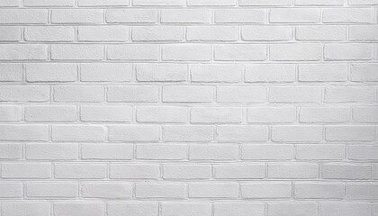 Naklejka premium White brick wall texture background