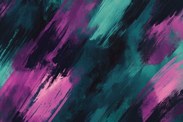 Retro futuristic purple, pink, and green abstract background with Distorted Motion glitch effect.