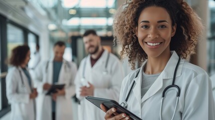 The healthcare team at hospital