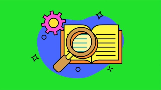Case Study Icon Animation With Green Screen Background