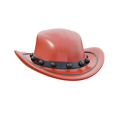 3D American Western Cowboy Hat Model