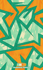 Abstract background with a cool pattern, on leggings, soccer jersey design for sublimation.