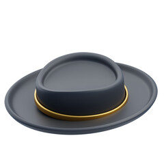3D Men's Round Hat Accessory