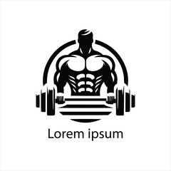 a gym logo design for brand
