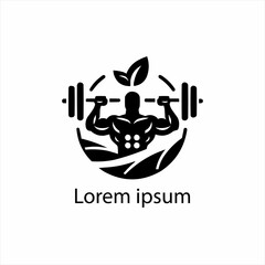 a gym logo design for brand