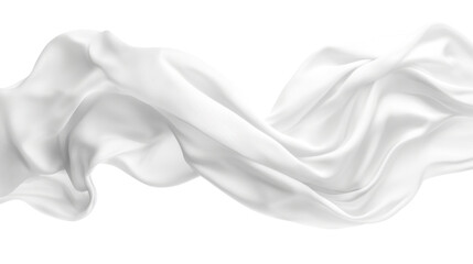Soft white cloth are simple yet elegant for graphic design or wallpaper.