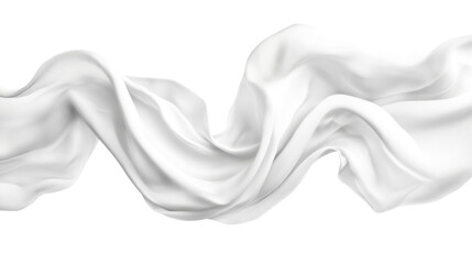 Soft white cloth are simple yet elegant for graphic design or wallpaper.