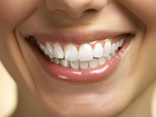 Obraz premium Bright Smile with Perfect Teeth