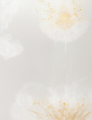 background with splashes - abstract light orange and white splashes background - Generative AI