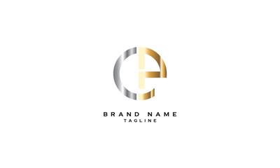 CE, EC, Abstract initial monogram letter alphabet logo design