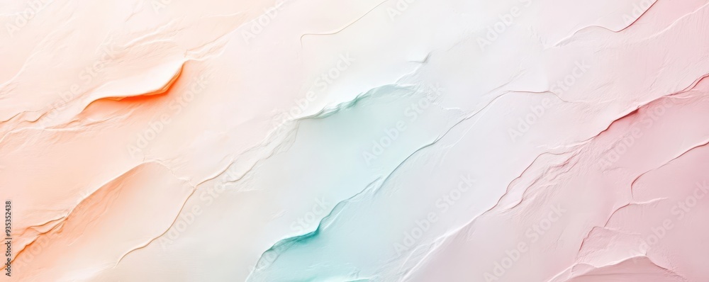Poster smooth blurred gradients on a soft canvas, modern abstract art piece, evoking a sense of tranquility