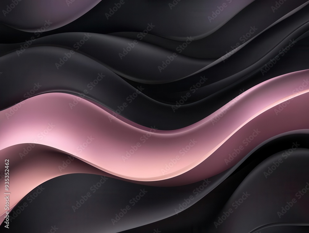Poster shaded linear gradients with high contrast, modern abstract illustration, creating a balanced flow w