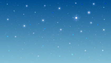 Space Night Sky with Star Background,Dark Blue Sky and Starry Universe Galaxy Outer,Cloud with Nebula in Winter Night,Nature Stardust field in deep universe, Milky way galaxy