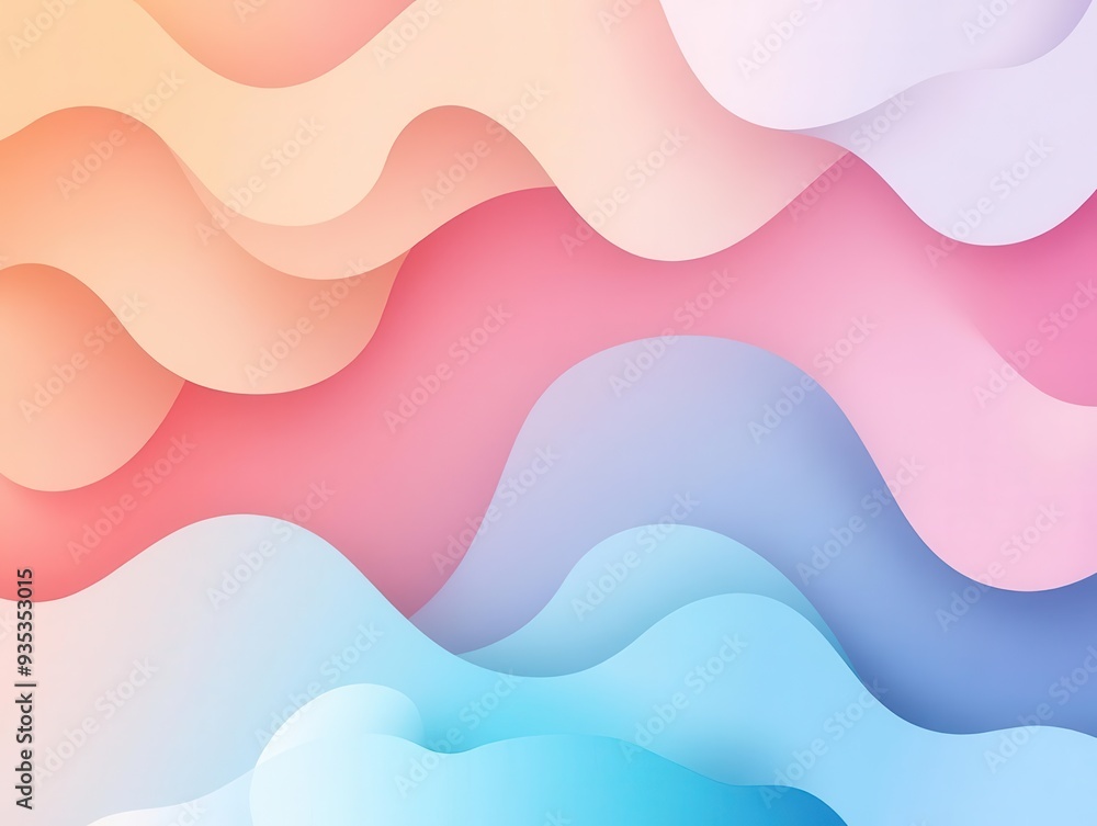 Poster the bright contrast between matte and glossy gradients adds a modern touch to the abstract illustrat